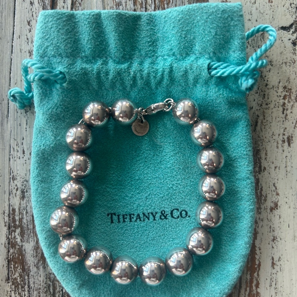 Tiffany & Co. Sterling Silver Necklace/Bracelet/Earring complete set! - Picture 5 of 13
